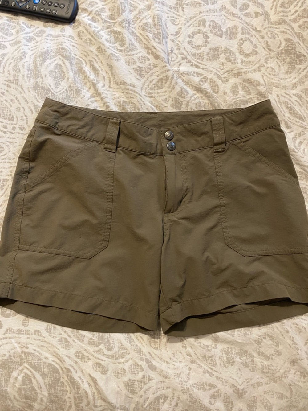 Patagonia Olive Utility Shorts in Dark Olive